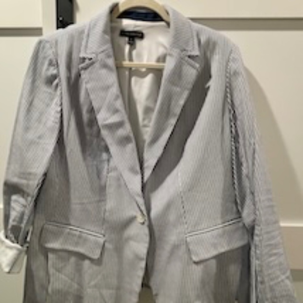 Blue Pinstrip Jacket